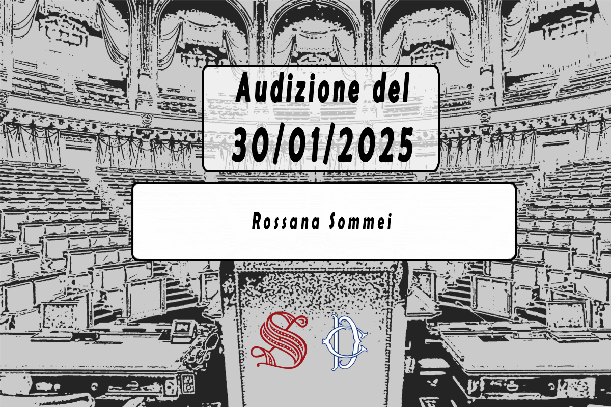 Audizione Rossana Sommei