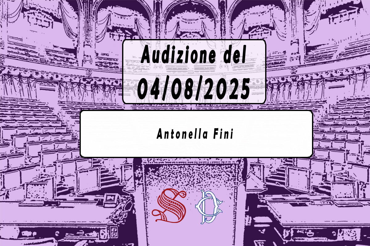 Audizione Antonella Fini